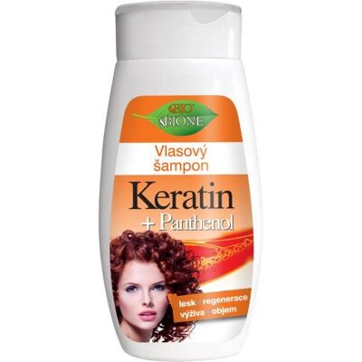 BIONE COSMETICS Bio Keratin a Panthenol Regeneračný výživný šampón 260 ml BIONE COSMETICS Bio Keratin a Panthenol Regeneračný výživný šampón 260 ml