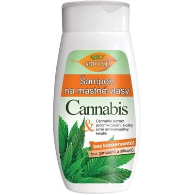 BIONE COSMETICS Bio Cannabis Šampón na mastné vlasy 260 ml BIONE COSMETICS Bio Cannabis Šampón na mastné vlasy 260 ml