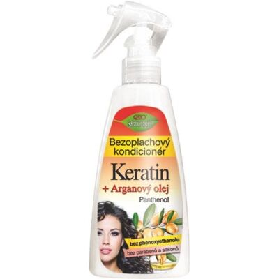 BIONE COSMETICS Bio Keratín + Arganový olej Bezoplachový kondicionér 260 ml BIONE COSMETICS Bio Keratín + Arganový olej Bezoplachový kondicionér 260 ml