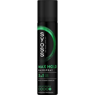 SYOSS Max Hold – lak na vlasy mini 75 ml SYOSS Max Hold – lak na vlasy mini 75 ml