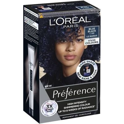 L'Oréal Paris ĽORÉAL PARIS Préférence Vivid Colors 1.102 Le Marais L'Oréal Paris ĽORÉAL PARIS Préférence Vivid Colors 1.102 Le Marais