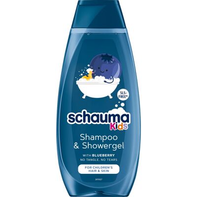Schauma Kids šampón & sprchový gél Blueberry 400 ml Schauma Kids šampón & sprchový gél Blueberry 400 ml