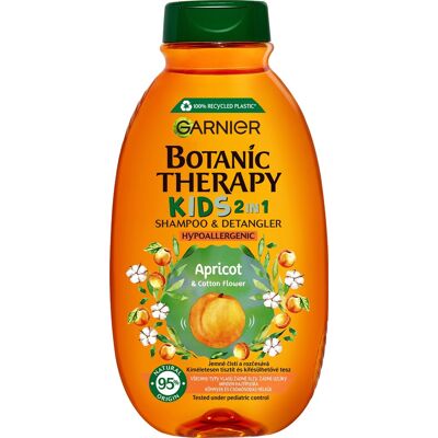 GARNIER Botanic Therapy Disney Kids 2v1 šampón & kondicionér, marhuľa, 400 ml GARNIER Botanic Therapy Disney Kids 2v1 šampón & kondicionér, marhuľa, 400 ml