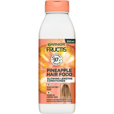 GARNIER Fructis Hair Food Pineapple, rozjasňujúci kondicionér na dlhé vlasy, 350 ml GARNIER Fructis Hair Food Pineapple, rozjasňujúci kondicionér na dlhé vlasy, 350 ml