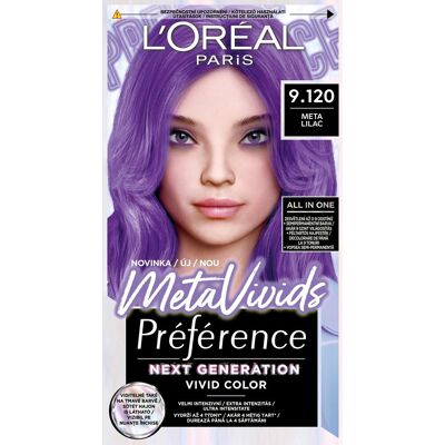 L'ORÉAL PARIS Preférence Meta Vivids Meta Lilac L'ORÉAL PARIS Preférence Meta Vivids Meta Lilac