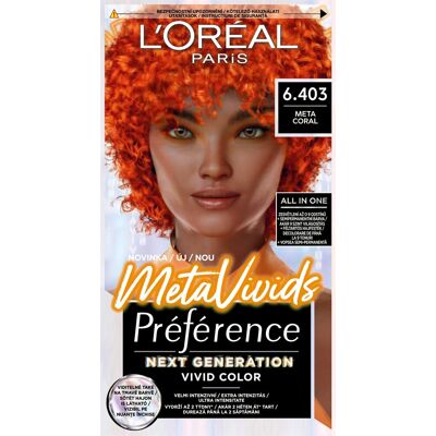 L'ORÉAL PARIS Preférence Meta Vivids Meta Coral L'ORÉAL PARIS Preférence Meta Vivids Meta Coral