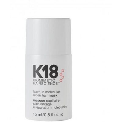K18 Leave-In Molecular Repair Hair Mask 15 ml K18 Leave-In Molecular Repair Hair Mask 15 ml