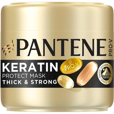 PANTENE Thick & Strong Keratin Protect Vlasová Maska 300 ml PANTENE Thick & Strong Keratin Protect Vlasová Maska 300 ml