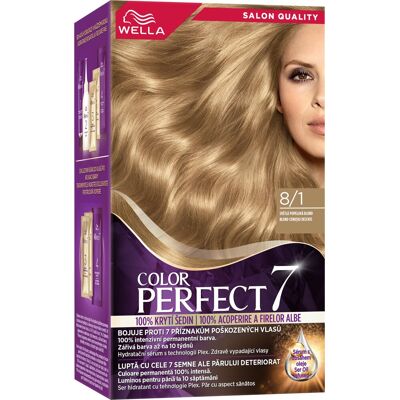WELLA Color Perfect 8/1 Svetlá popolavá blond 135 ml WELLA Color Perfect 8/1 Svetlá popolavá blond 135 ml
