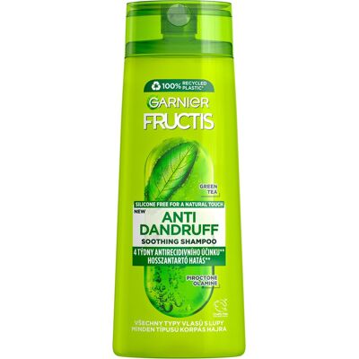 GARNIER Fructis Antidandruff Upokojujúci šampón pre všetky typy vlasov s lupinami, 400 ml GARNIER Fructis Antidandruff Upokojujúci šampón pre všetky typy vlasov s lupinami, 400 ml
