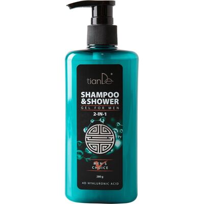 TIANDE Šampón a sprchový gél pre mužov 280 g TIANDE Šampón a sprchový gél pre mužov 280 g