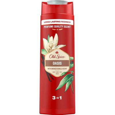 Old Spice Oasis Sprchovací gél a šampón 3 v 1 400 ml Old Spice Oasis Sprchovací gél a šampón 3 v 1 400 ml