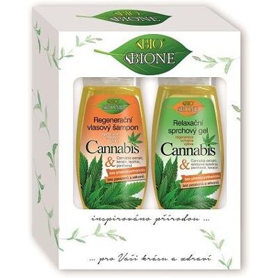 BIONE COSMETICS Darčeková súprava Cannabis 520 ml BIONE COSMETICS Darčeková súprava Cannabis 520 ml