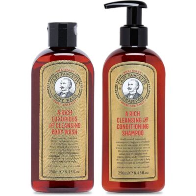 CAPTAIN FAWCETT Gift Sada Booze & Baccy Body Wash & Shampoo 500 ml CAPTAIN FAWCETT Gift Sada Booze & Baccy Body Wash & Shampoo 500 ml