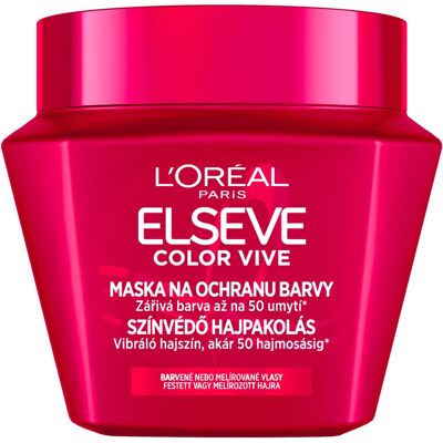 L'Oréal Paris ĽORÉAL ELSEVE Color-Vive ochranná maska na farbené vlasy 300 ml L'Oréal Paris ĽORÉAL ELSEVE Color-Vive ochranná maska na farbené vlasy 300 ml