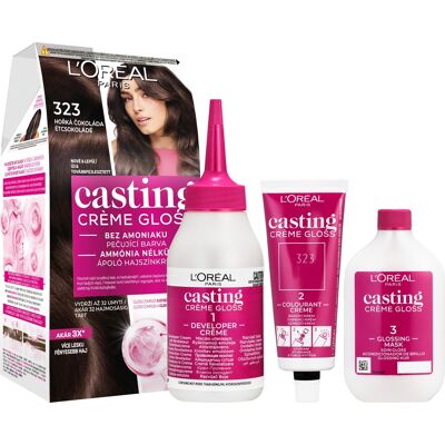 L'Oréal Paris L'ORÉAL CASTING Creme Gloss 323 Horká čokoláda L'Oréal Paris L'ORÉAL CASTING Creme Gloss 323 Horká čokoláda