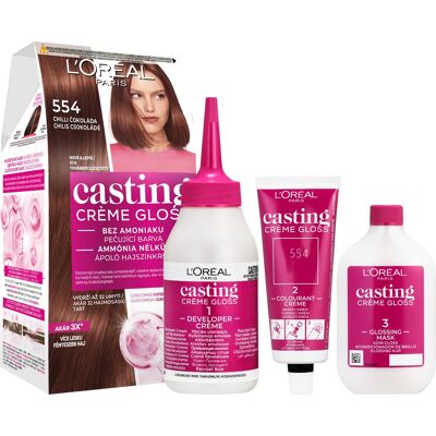 L'Oréal Paris L'ORÉAL CASTING Creme Gloss 554 Čili čokoláda L'Oréal Paris L'ORÉAL CASTING Creme Gloss 554 Čili čokoláda