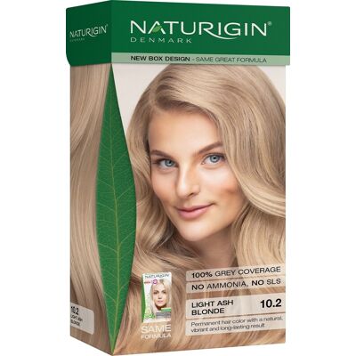 Prírodná svetlá blond farba na vlasy so studeným odleskom – NATURIGIN Light Ash Blonde 10.2 Prírodná svetlá blond farba na vlasy so studeným odleskom – NATURIGIN Light Ash Blonde 10.2