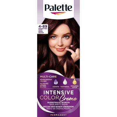 SCHWARZKOPF PALETTE Intensive Color Cream 4-89 (RFE3), intenzívna tmavofialová SCHWARZKOPF PALETTE Intensive Color Cream 4-89 (RFE3), intenzívna tmavofialová