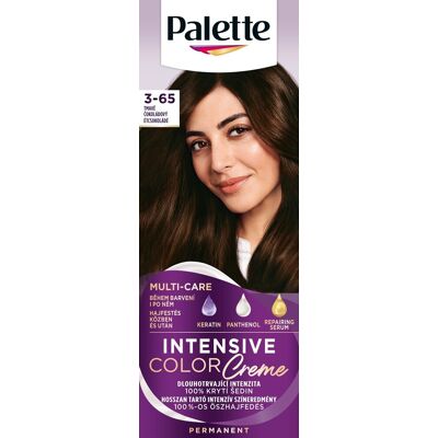 SCHWARZKOPF PALETTE Intensive Color Cream 3-65 (W2), tmavočokoládová SCHWARZKOPF PALETTE Intensive Color Cream 3-65 (W2), tmavočokoládová