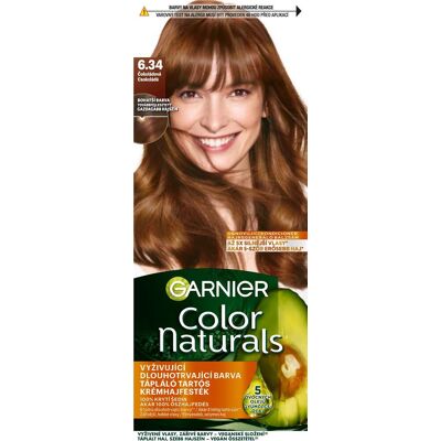 GARNIER Color Naturals permanentná farba na vlasy 6,34 Čokoládová, 60 + 40 + 12 ml GARNIER Color Naturals permanentná farba na vlasy 6,34 Čokoládová, 60 + 40 + 12 ml