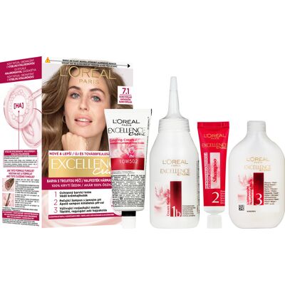 L'ORÉAL PARIS EXCELLENCE 7.1 Blond popolavá L'ORÉAL PARIS EXCELLENCE 7.1 Blond popolavá