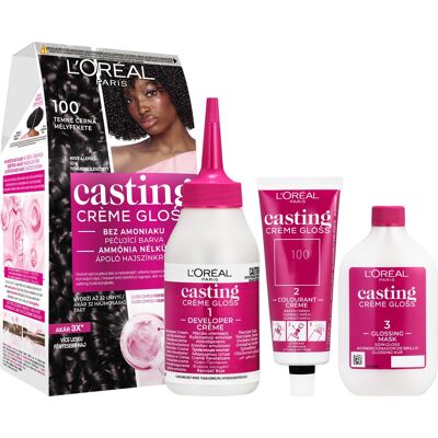L'ORÉAL PARIS Casting Creme Gloss 100 Temne čierna L'ORÉAL PARIS Casting Creme Gloss 100 Temne čierna