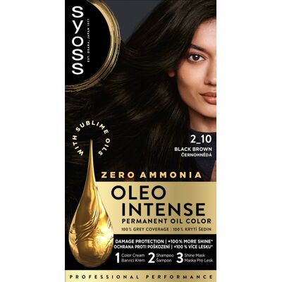 SYOSS Oleo Intense 2-10 Čiernohnedý 50 ml SYOSS Oleo Intense 2-10 Čiernohnedý 50 ml