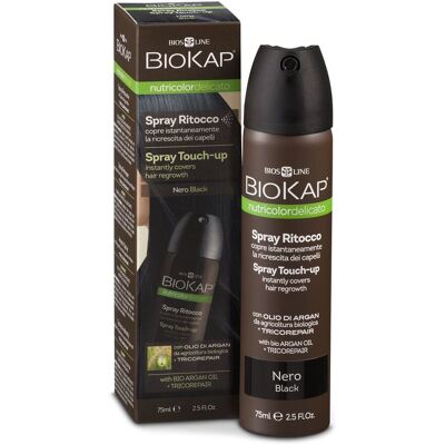 BIOKAP Nutricolor Delicato Spray Touch Up Black 75 ml BIOKAP Nutricolor Delicato Spray Touch Up Black 75 ml