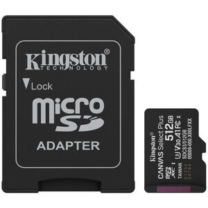 Kingston MicroSDXC 512 GB Canvas Select Plus Gen 3 + SD adaptér Kingston MicroSDXC 512 GB Canvas Select Plus Gen 3 + SD adaptér