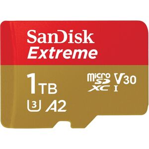 SanDisk microSDXC 1TB Extreme + Rescue PRO Deluxe + SD adaptér SanDisk microSDXC 1TB Extreme + Rescue PRO Deluxe + SD adaptér