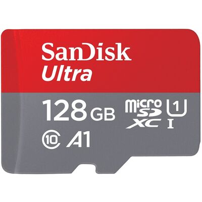 SanDisk MicroSDX Ultra 128 GB + SD adaptér SanDisk MicroSDX Ultra 128 GB + SD adaptér