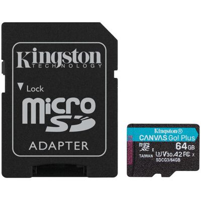 Kingston microSDXC Canvas Go Plus Gen4 64 GB Kingston microSDXC Canvas Go Plus Gen4 64 GB