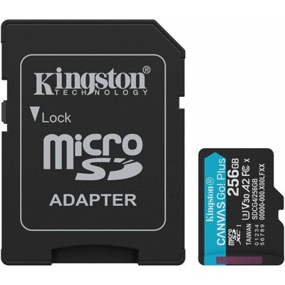 Kingston microSDXC Canvas Go Plus Gen4 256 GB Kingston microSDXC Canvas Go Plus Gen4 256 GB