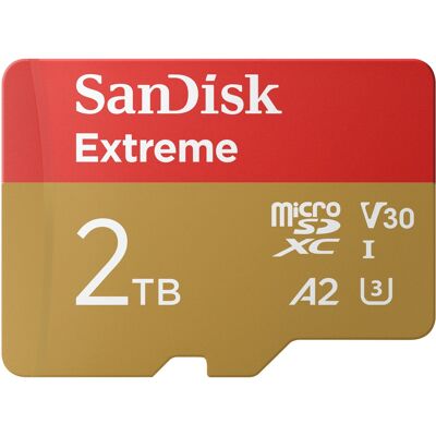 SanDisk microSDXC 2 TB Extreme + Rescue PRO Deluxe + SD adaptér SanDisk microSDXC 2 TB Extreme + Rescue PRO Deluxe + SD adaptér