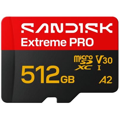 SanDisk microSDXC 512 GB Extreme PRO + SD adaptér SanDisk microSDXC 512 GB Extreme PRO + SD adaptér
