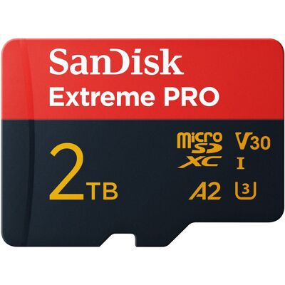 SanDisk microSDXC 2 TB Extreme PRO + Rescue PRO Deluxe + SD adaptér SanDisk microSDXC 2 TB Extreme PRO + Rescue PRO Deluxe + SD adaptér
