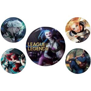 Pyramid League of Legends: Champions - placky set 5 ks Pyramid League of Legends: Champions - placky set 5 ks
