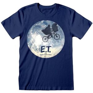 Heroes ET E.T. Mimozemšťan – Moon Ride Silhouette – tričko S Heroes ET E.T. Mimozemšťan – Moon Ride Silhouette – tričko S