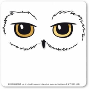 Logoshirt Harry Potter: Hedwig Eyes - Tácek pod sklenici Logoshirt Harry Potter: Hedwig Eyes - Tácek pod sklenici
