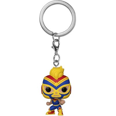 Multiland Funko POP! Marvel Luchadores – Captain Marvel – Kľúčenka Multiland Funko POP! Marvel Luchadores – Captain Marvel – Kľúčenka