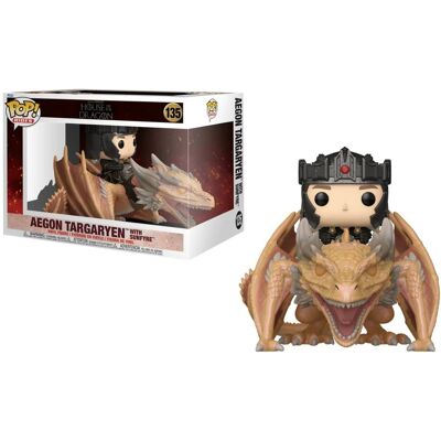 Funko Pop! House Of The Dragon Aegon Targaryen With Sunfyre 135 Funko Pop! House Of The Dragon Aegon Targaryen With Sunfyre 135