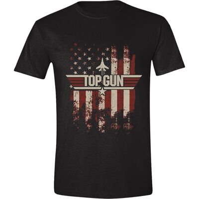 Gildan Top Gun: Distressed Flag tričko XXL Gildan Top Gun: Distressed Flag tričko XXL