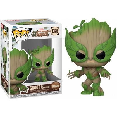 Funko Pop! Marvel We are Groot Groot as Wolverine 1396 Funko Pop! Marvel We are Groot Groot as Wolverine 1396
