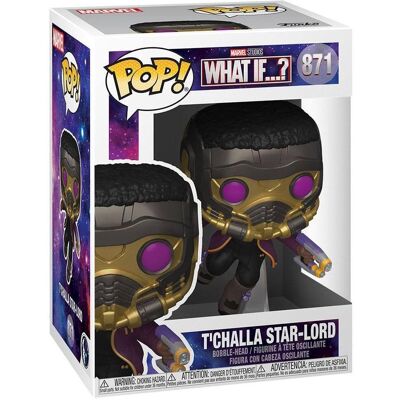 Funko POP! What If…? – Tchalla Star-Lord (Bobble-head) Funko POP! What If…? – Tchalla Star-Lord (Bobble-head)