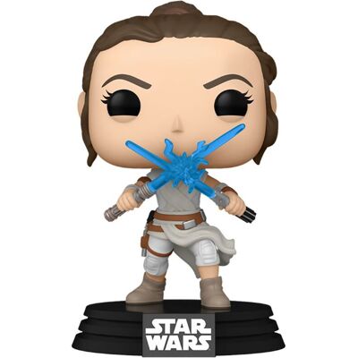 Funko POP! Star Wars Episode IX – Rey with Two Light Sabers Funko POP! Star Wars Episode IX – Rey with Two Light Sabers
