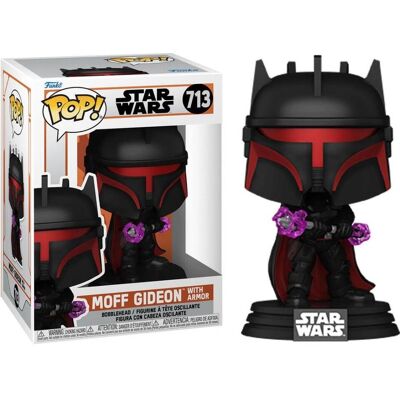 Funko Pop! Star Wars The Mandalorian Moff Gideon with Armor 713 Funko Pop! Star Wars The Mandalorian Moff Gideon with Armor 713