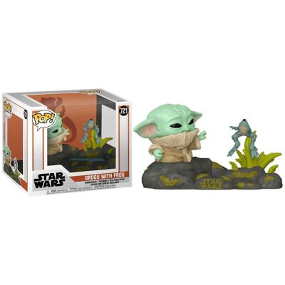 Funko POP! Star Wars The Mandalorian Grogu with Frog 721 Funko POP! Star Wars The Mandalorian Grogu with Frog 721