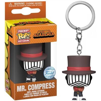 Funko POP! Keychain My Hero Academia Mr. Compress (Hideout) Funko POP! Keychain My Hero Academia Mr. Compress (Hideout)