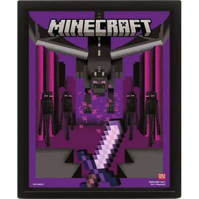 Pyramid Minecraft: Ender Dragon Duel – 3D obrázok Pyramid Minecraft: Ender Dragon Duel – 3D obrázok